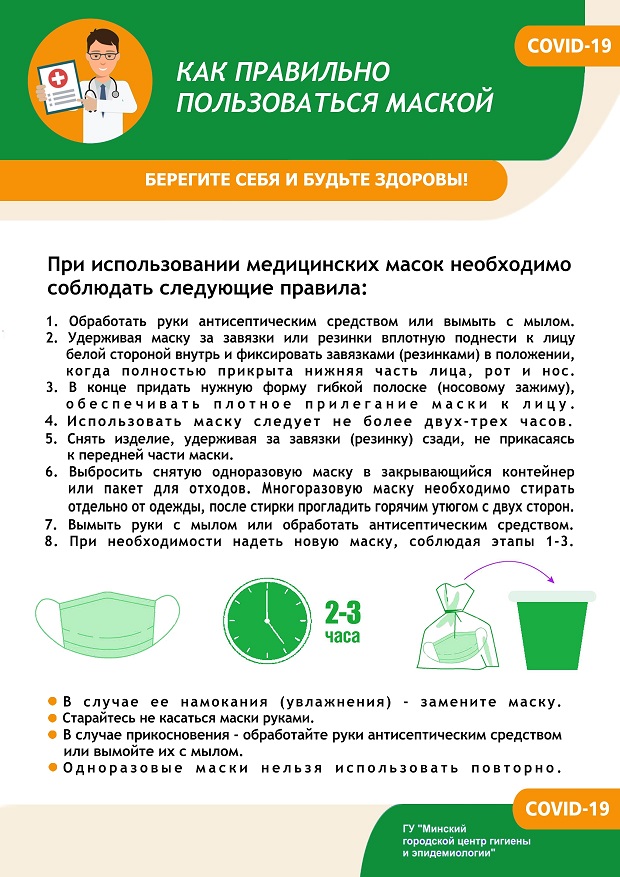 Как правильно пользоваться маской