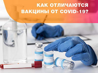 Различные типы вакцин против COVID-19